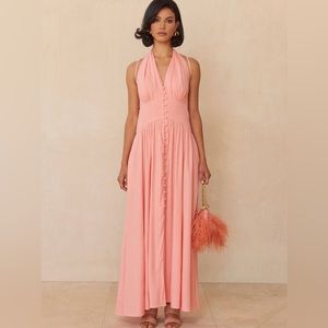 Cult Gaia Pink Ozia Dress Size Medium